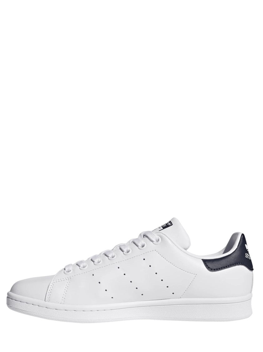 Adidas White Stan Smith Leather Low-Top Sneakers