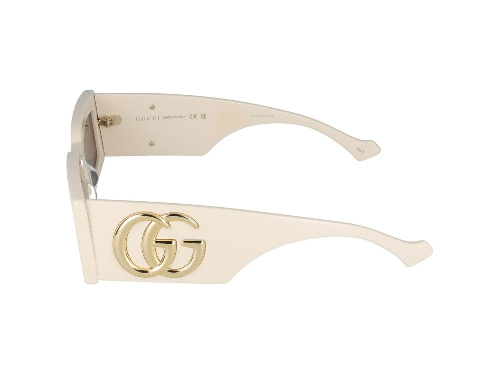 Gucci Sunglasses Gg1425s 004 Ivory Ivory Brown 53/21/145
