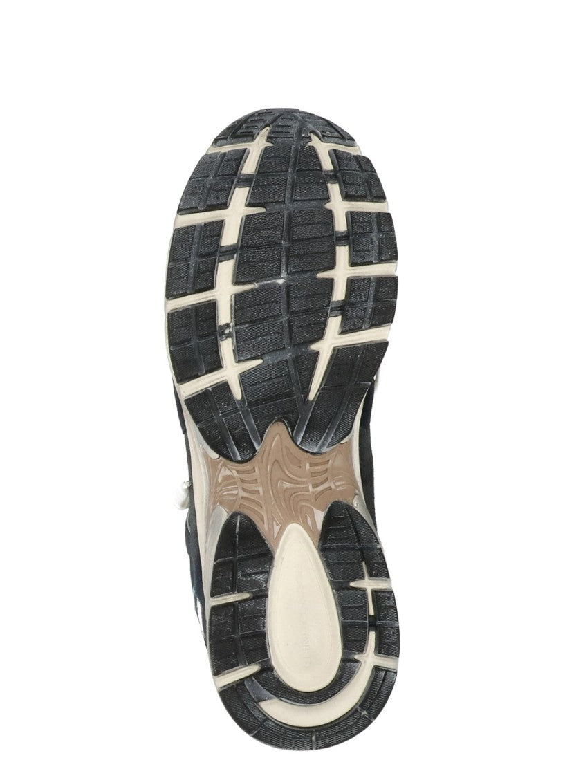 Crime London Blue Fugitivem 9094 Suede-Blend Sneakers