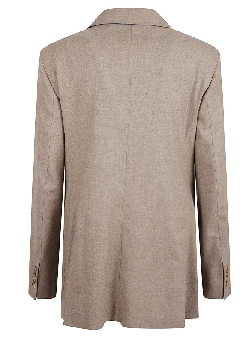 Max Mara Tailored Double-Breasted Blazer With Structured Silhouette