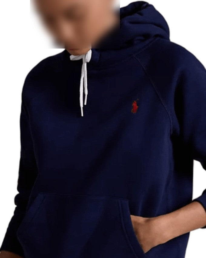 Polo Ralph Lauren Fitted Sweatshirt In Cruise Navy With Embroidered Pony