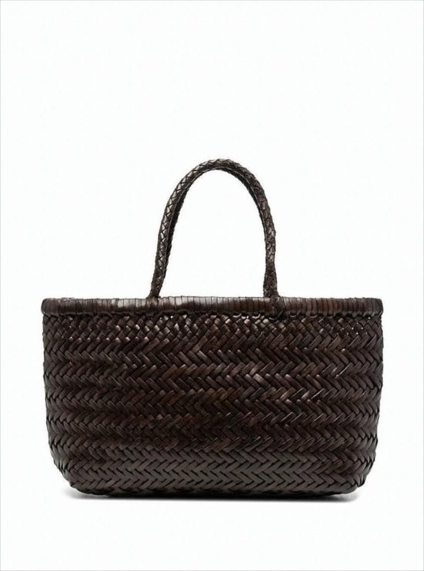 Dragon Diffusion Woven Calf Leather Shoulder Bag