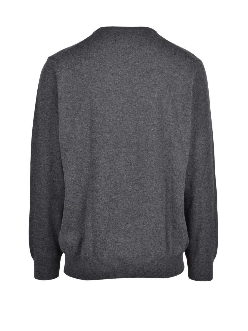 Polo Ralph Lauren Grey Wool Crewneck Sweater