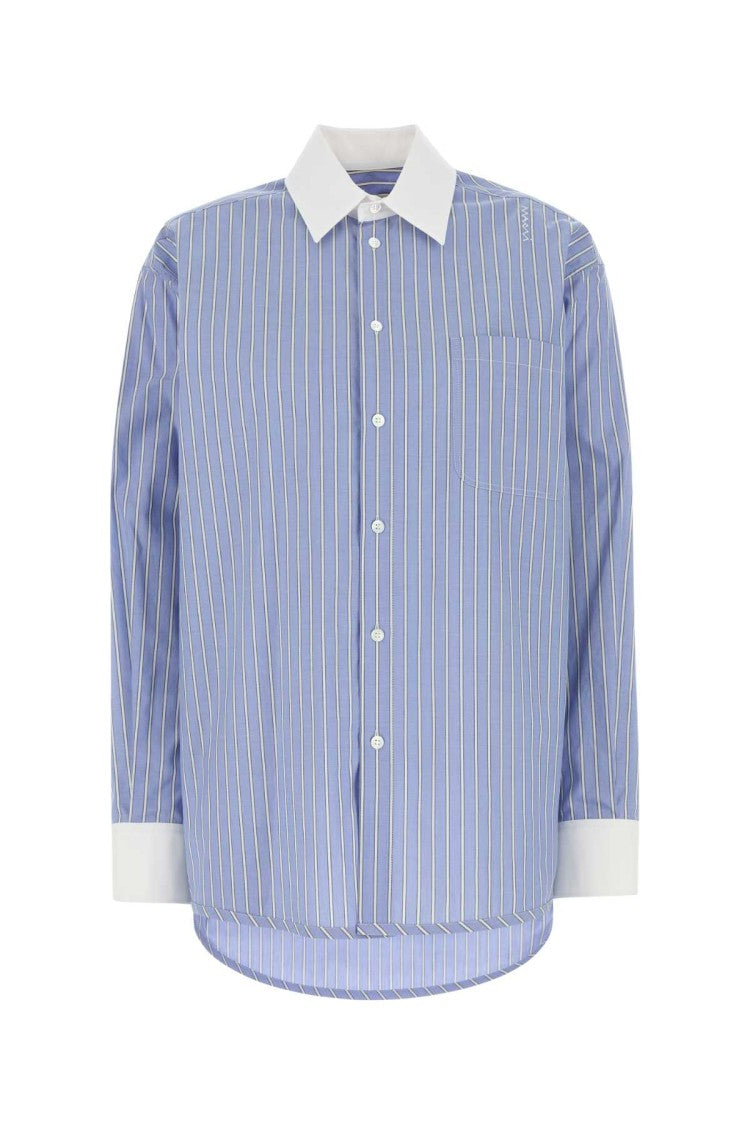 Marni Embroidered Poplin Oversize Shirt