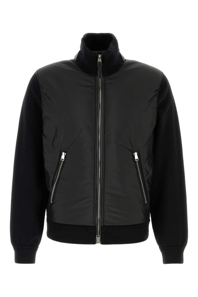 Tom Ford Black Wool Blend Cardigan