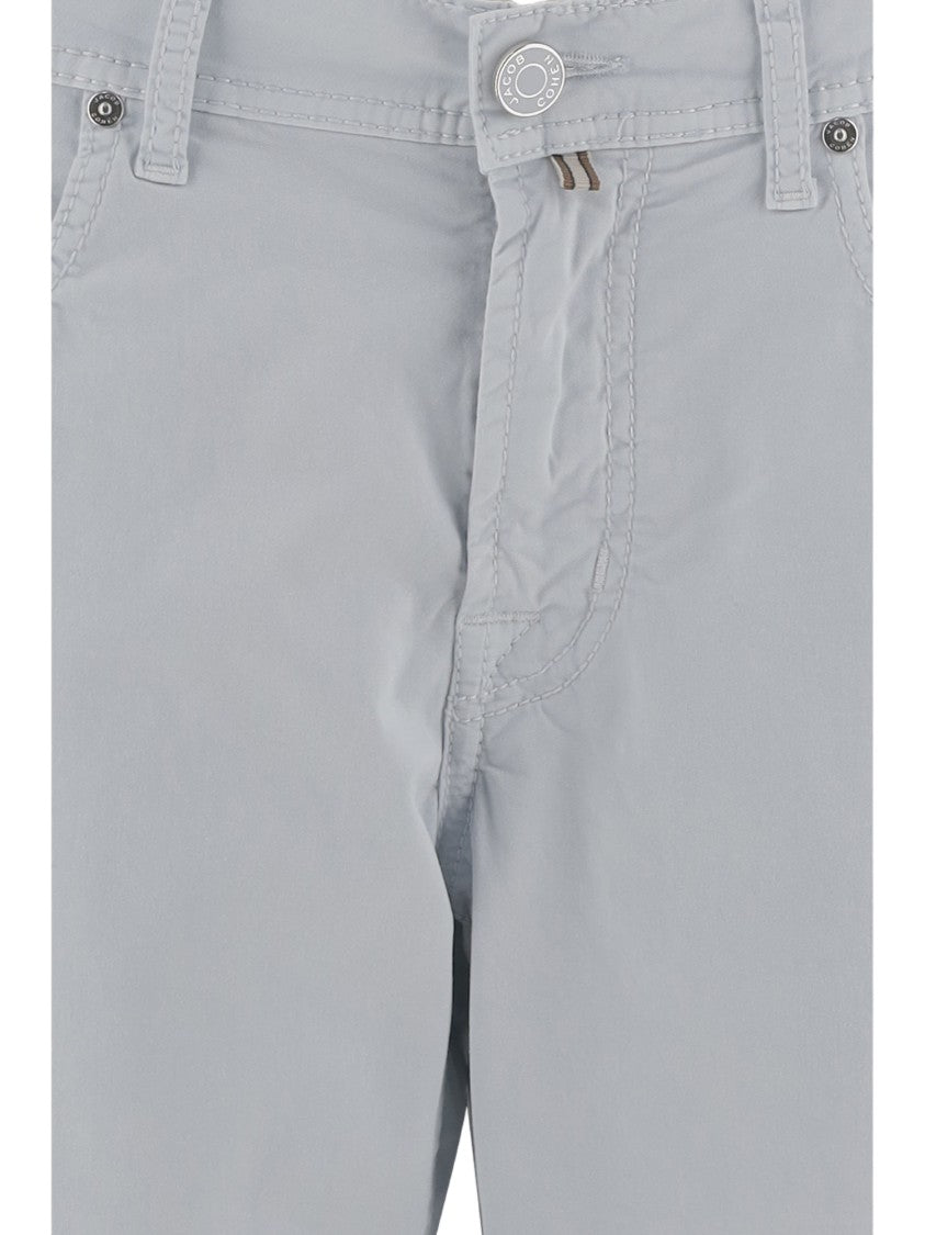 Jacob Cohen Stretch Cotton Shorts With Classic Five-Pocket Design