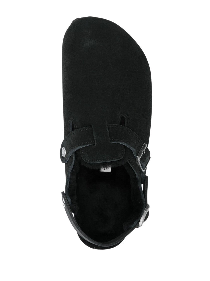 Birkenstock Closed-Toe Black Sandals With Adjustable Strap