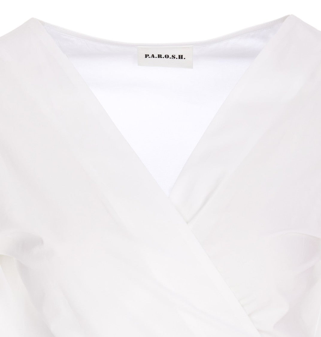 P.A.R.O.S.H. Wrap Design Blouse With Tie Detail