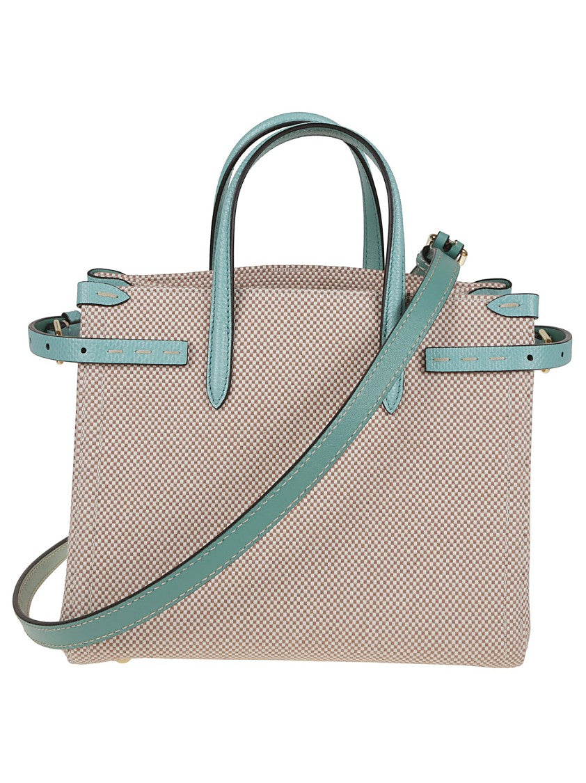 Valentino Structured Small Tote With Vlogo Signature