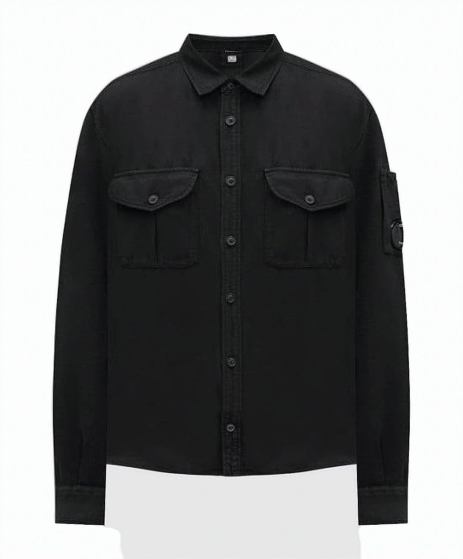 C.P. Company Structured Long-Sleeve Casual Shirt