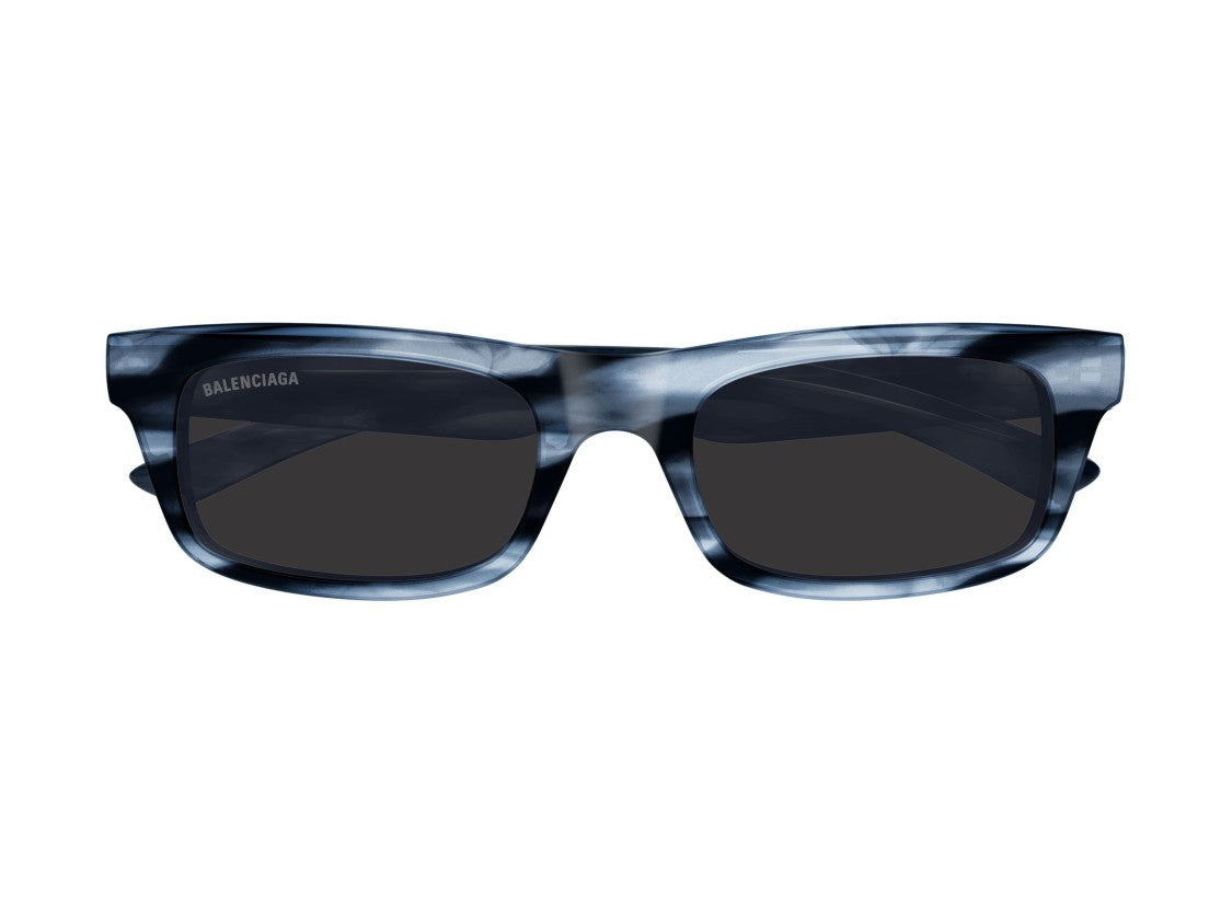 Balenciaga Bb0422s Marbled Rectangular Sunglasses