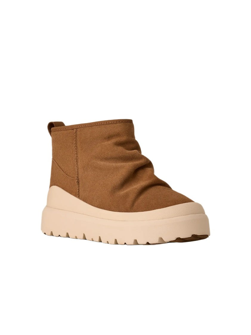 Ugg Relaxed Suede Mini Boot With Plush Lining