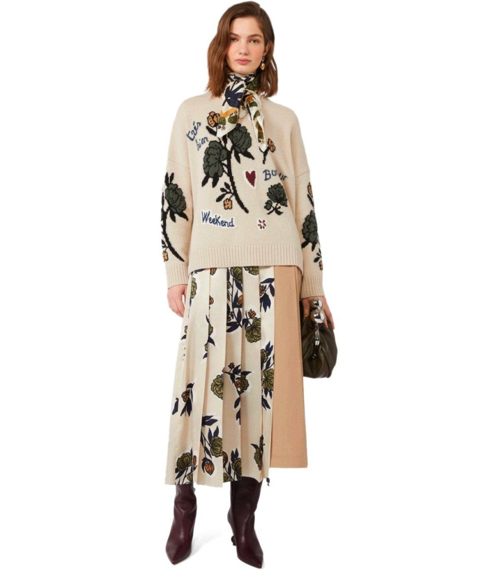 Max Mara Etra Beige Skirt