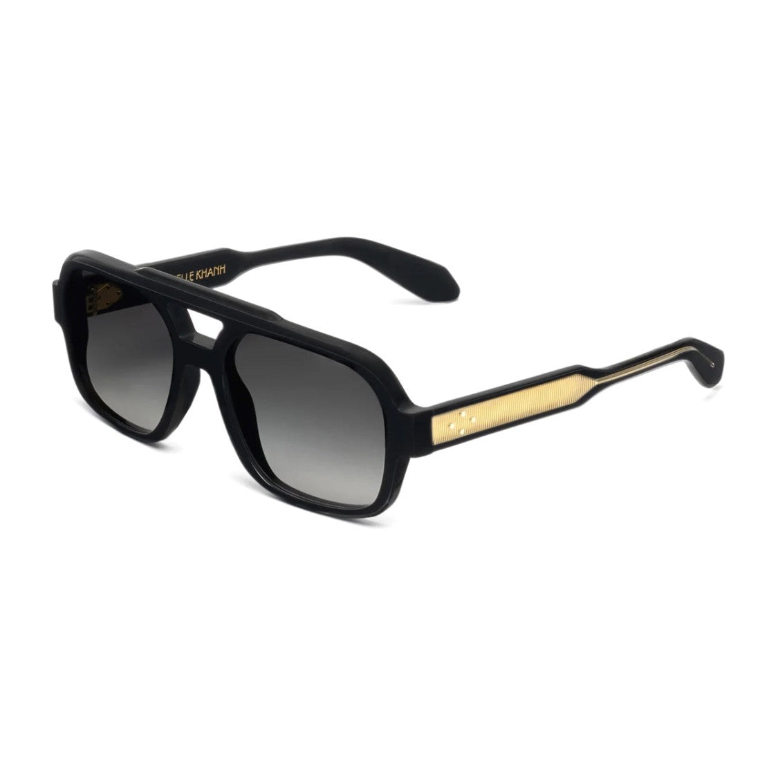 Emmanuelle Khanh Black Hero Acetate Sunglasses