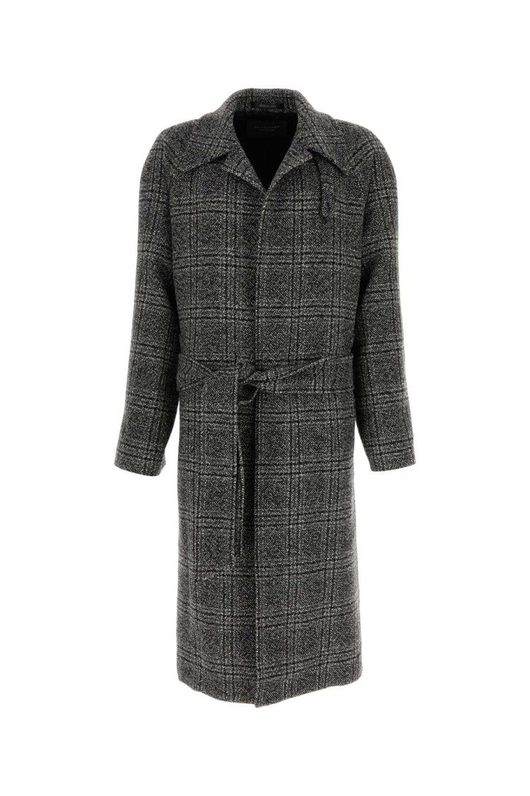 Balenciaga Embroidered Wool Coat