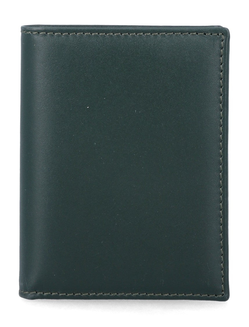 Comme Des Garçons Refined Bi-Fold Cardholder In Smooth Leather
