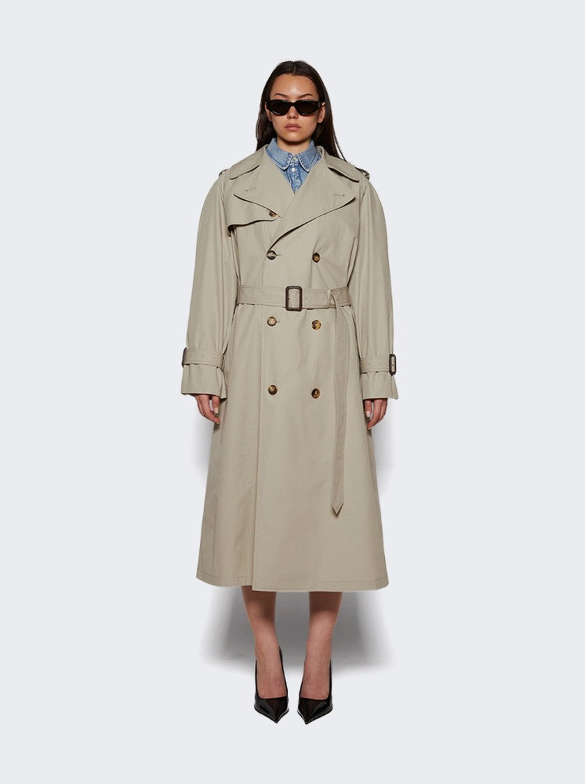 Wardrobe.Nyc Classic Trench Coat Cement