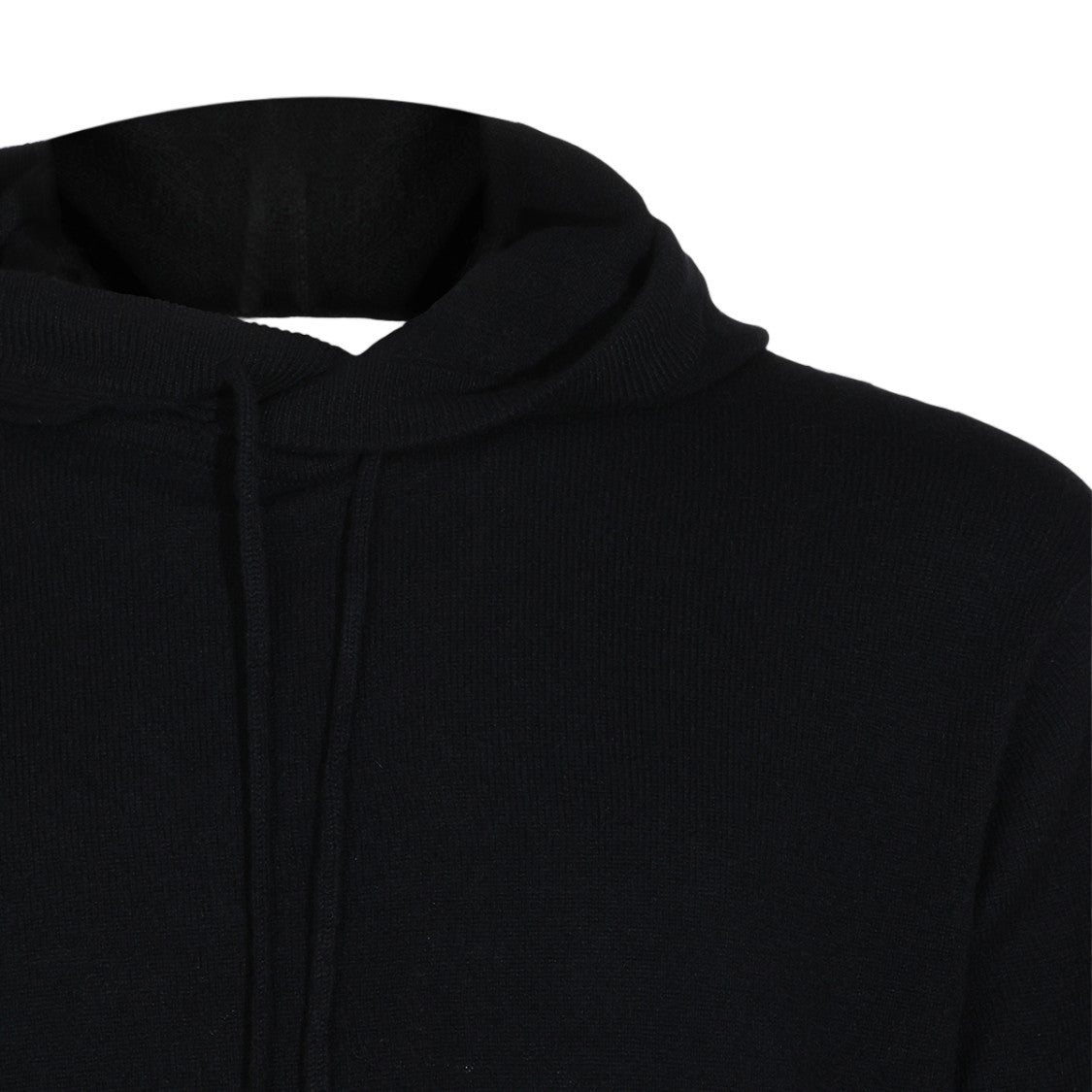 Lisa Yang Minimalist Black Streamlined Hoodie