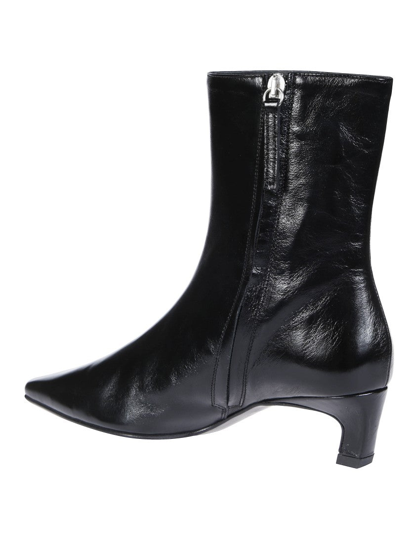 Alohas Ambar Rift Pointed-Toe Leather Ankle Boots