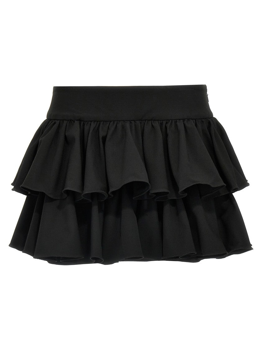 Rotate Birger Christensen 'Wide Ruffle Mini' Skirt