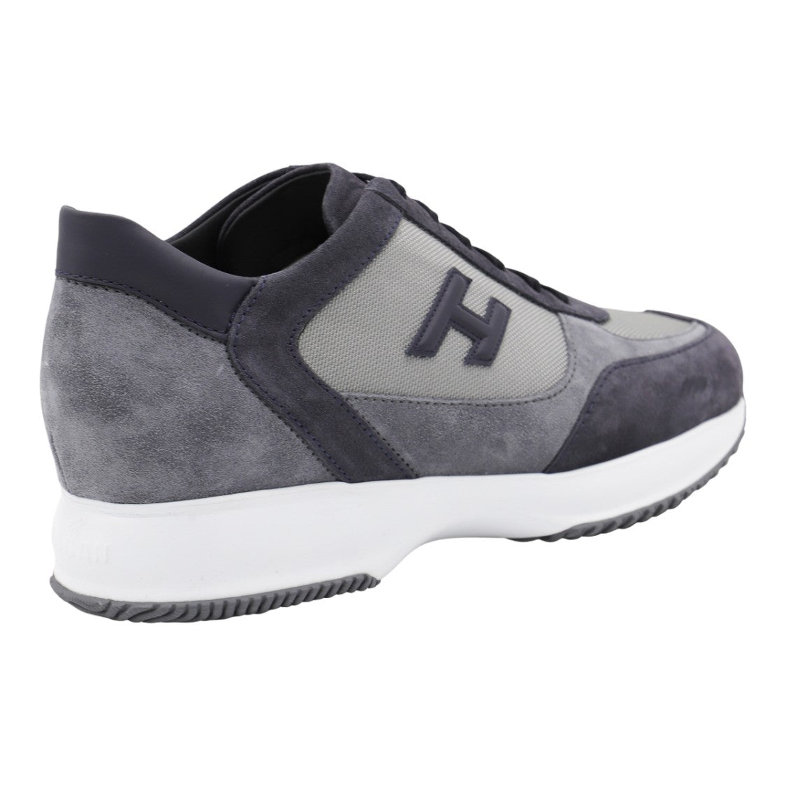 Hogan H' Logo Suede And Mesh Sneakers