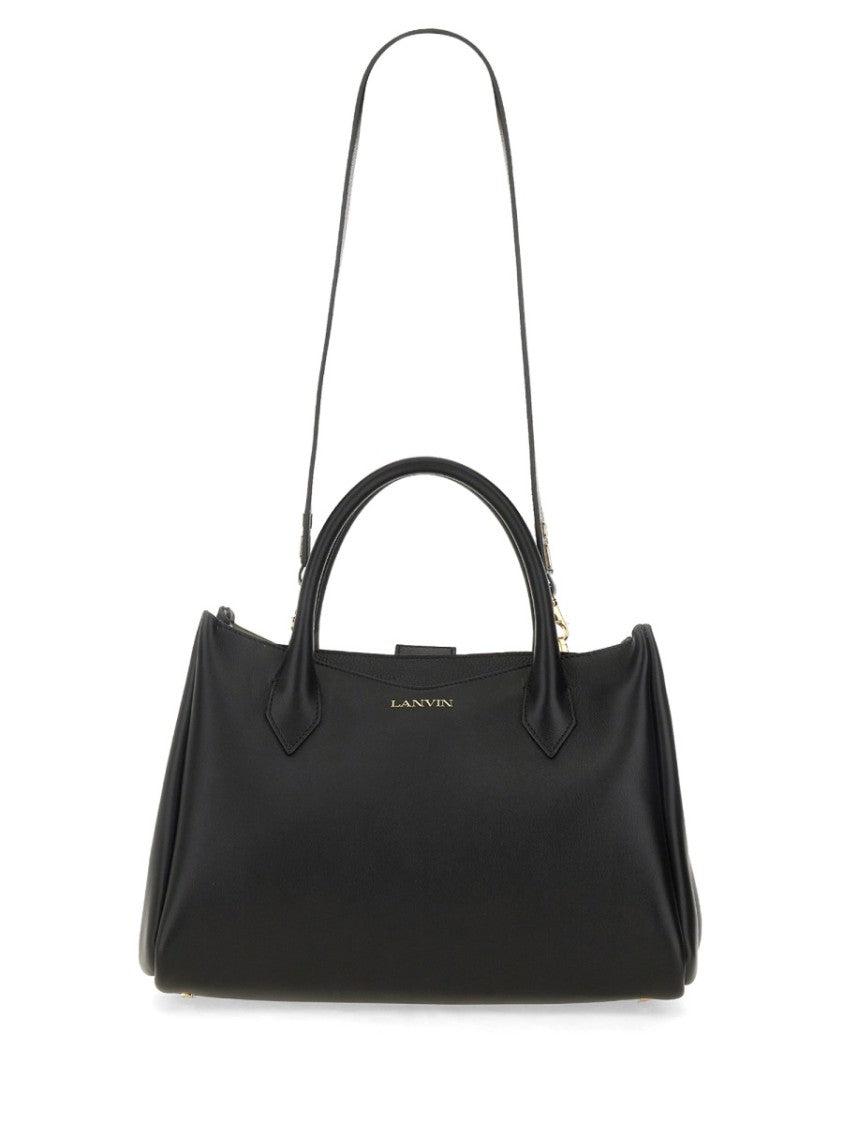 Lanvin "L'octave" Structured Calf Leather Day Bag