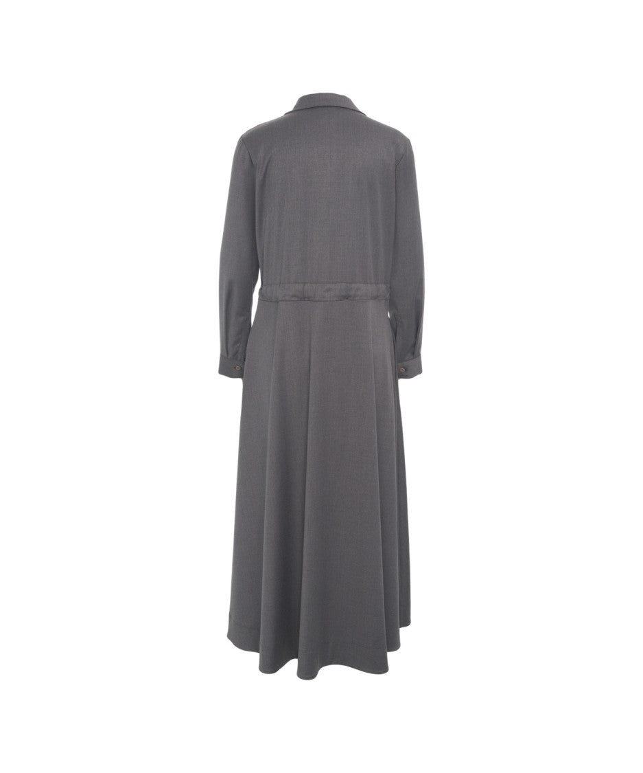 Oblo Unique Midi Dress With Bow Detail