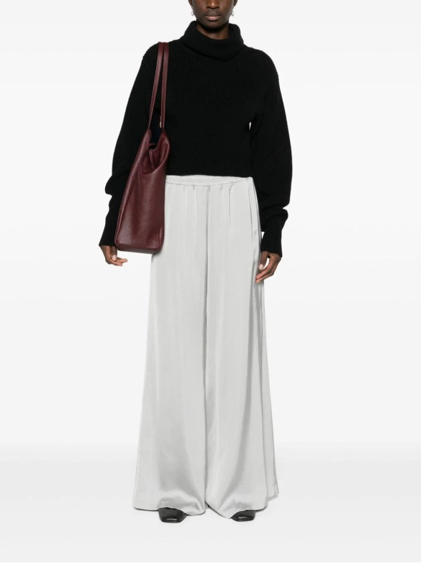Fabiana Filippi Light Grey Wide-Leg Trouser