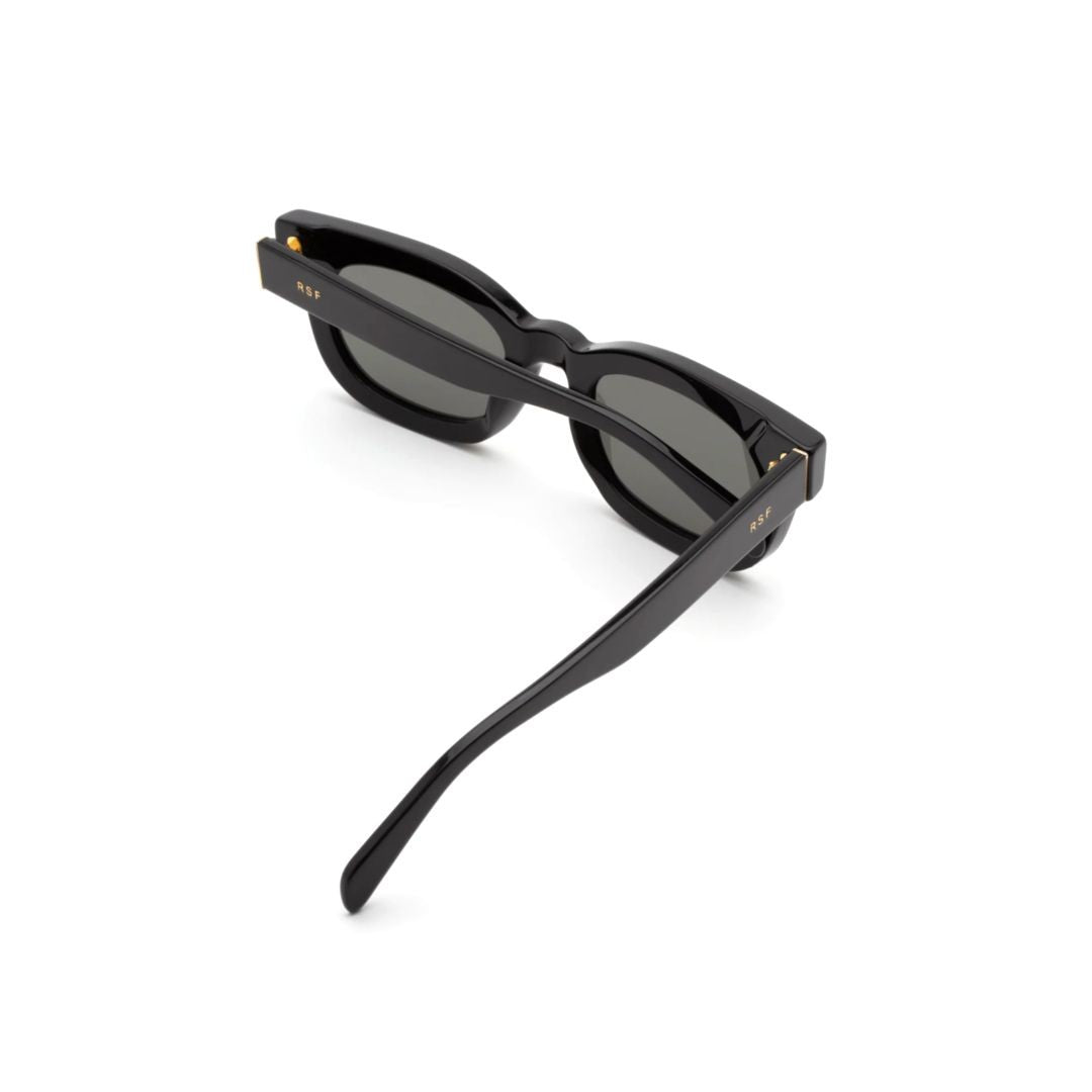 Retrosuperfuture Sempre Black Rectangular Frame Sunglasses