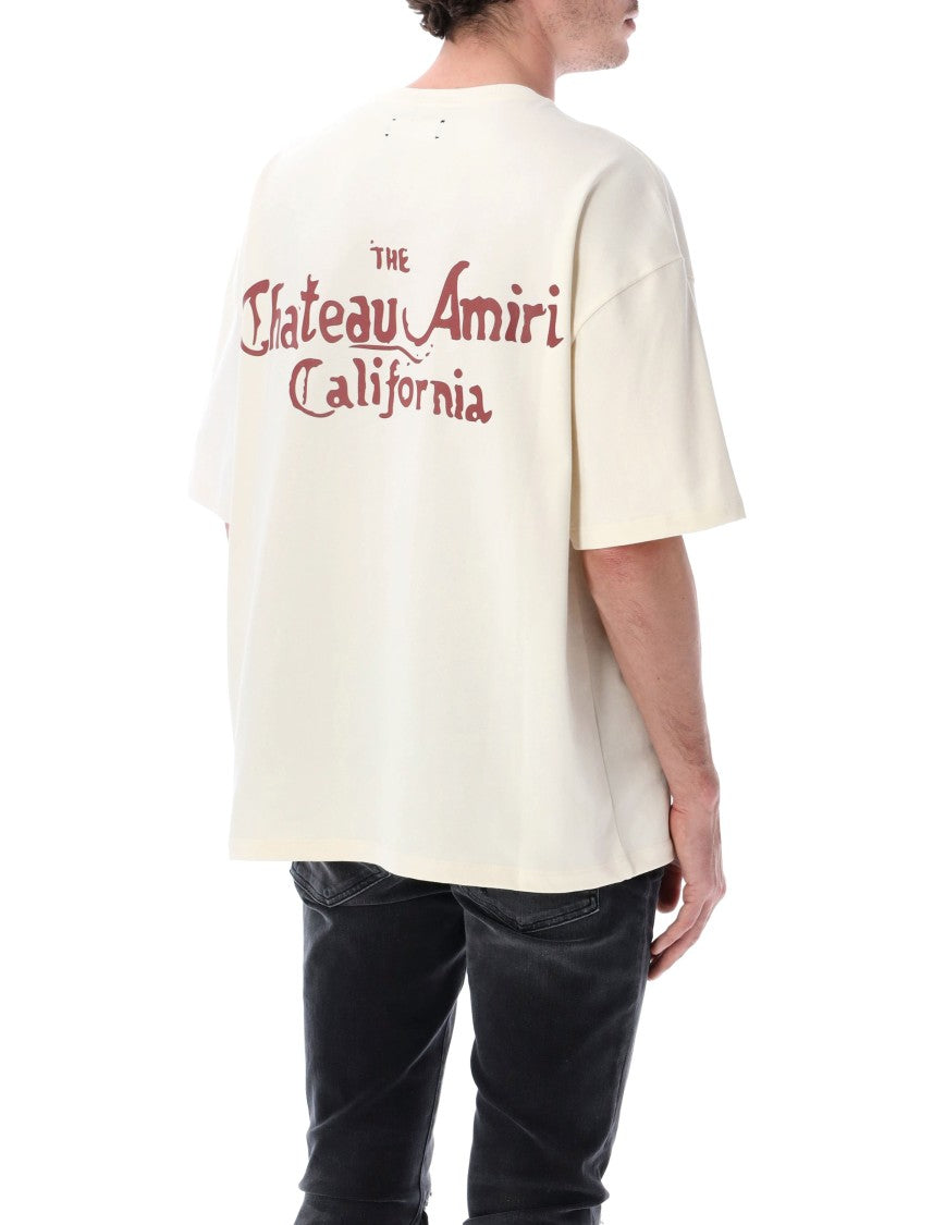 Amiri Ma Chateau Oversized Cotton T Shirt