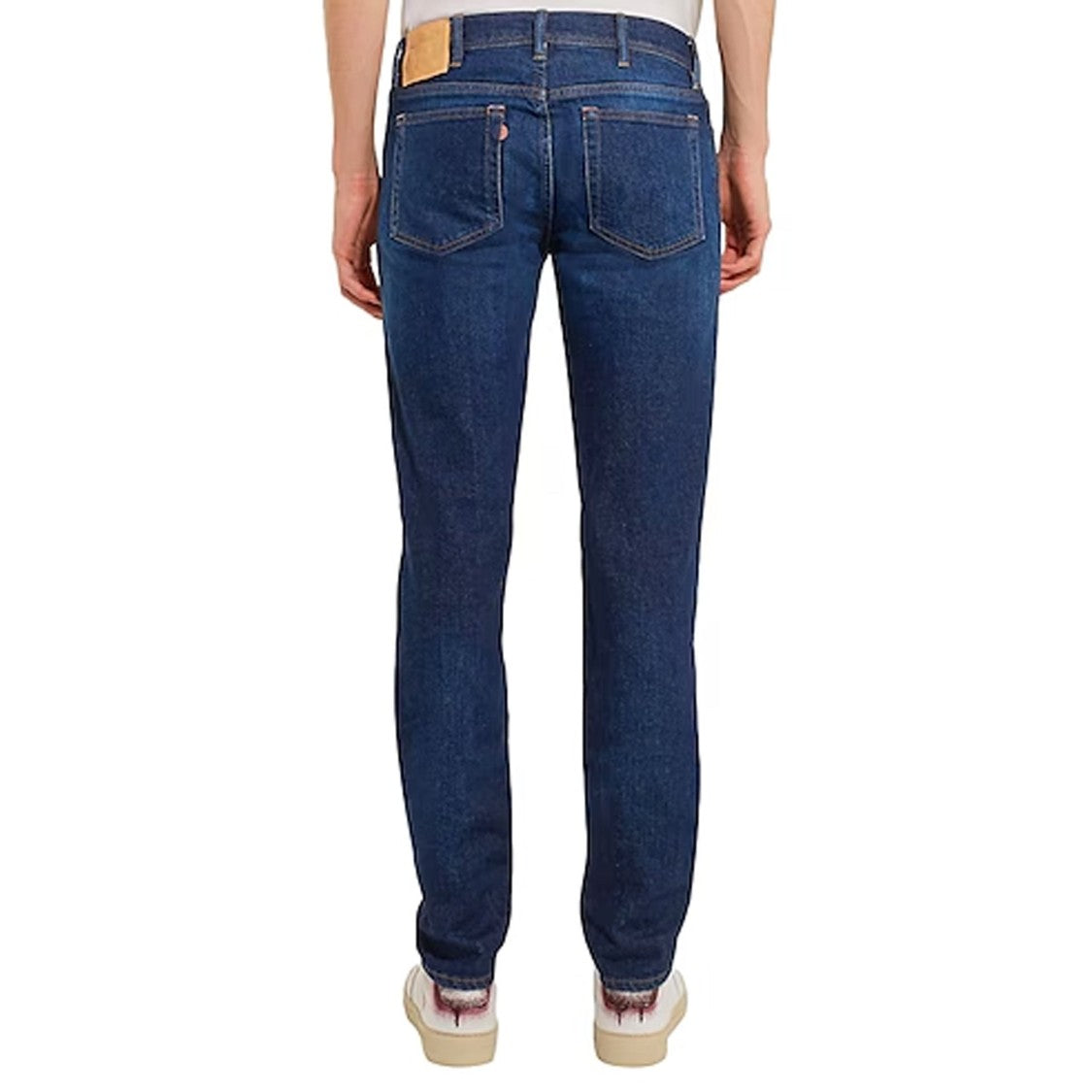 Acne Studios River Dark Blue Cotton Denim Jeans