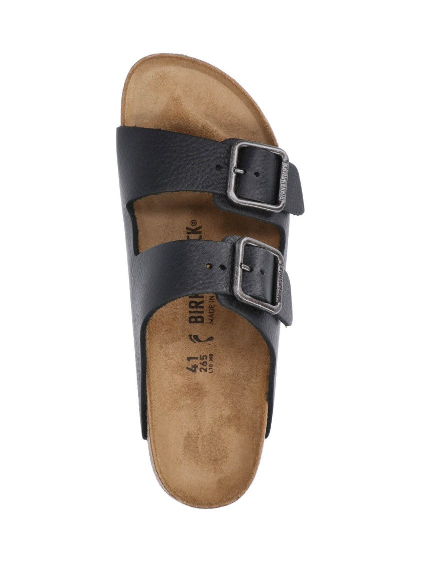 Birkenstock Black Open-Toe Buckle Strap Sandals