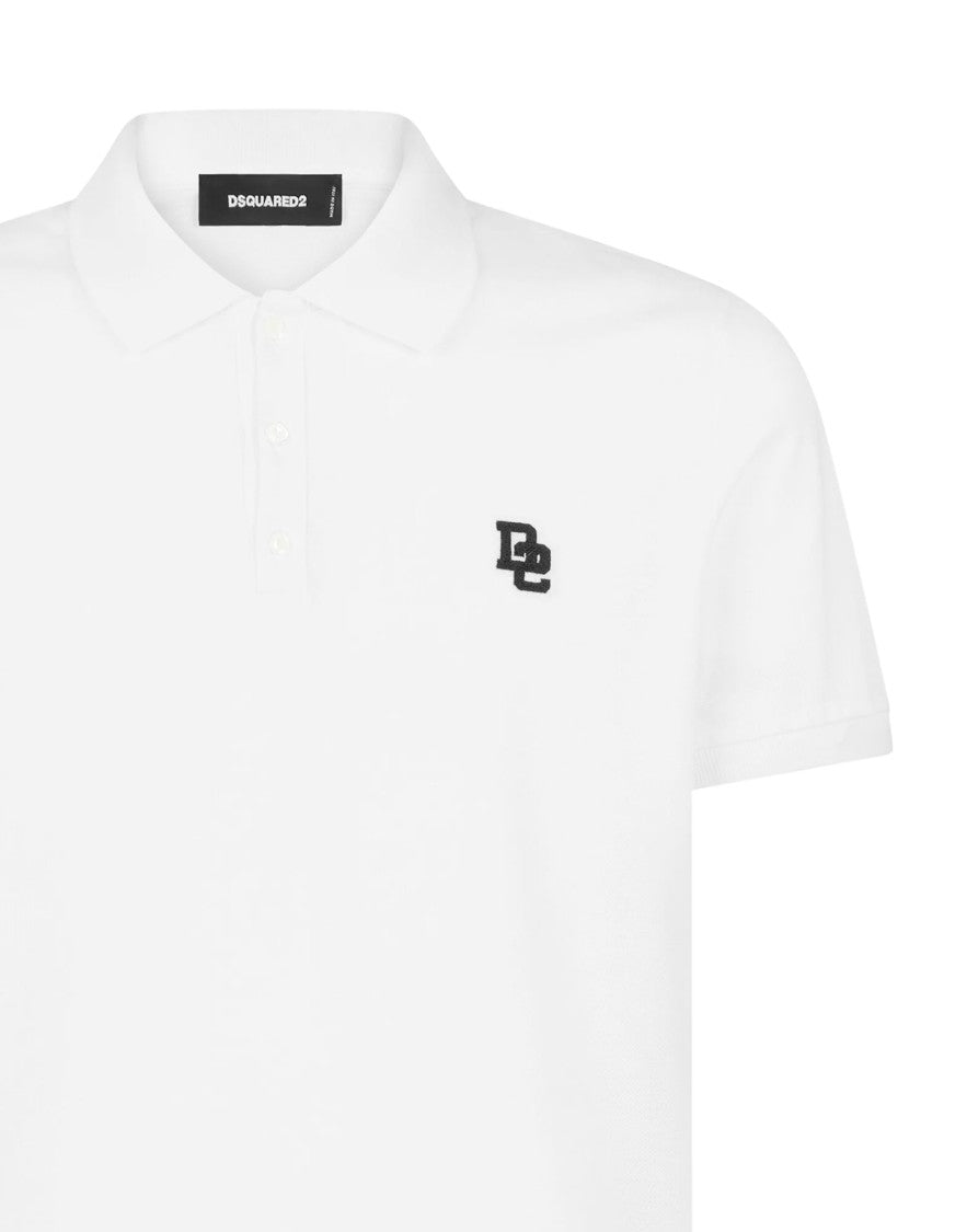 Dsquared2 Tennis Fit D2 Logo Polo Shirt