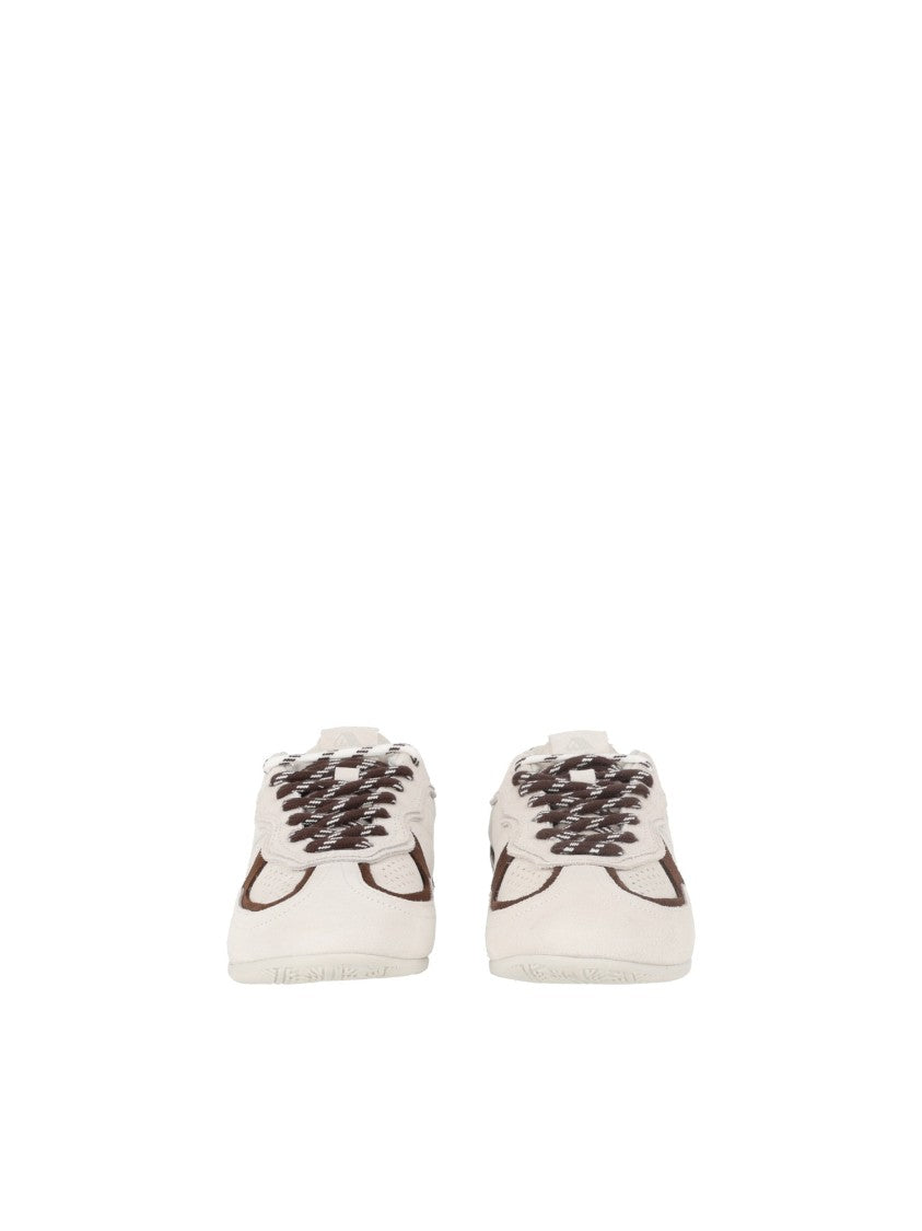 Alohas Cream Tb.91 Suede Leather Sneakers
