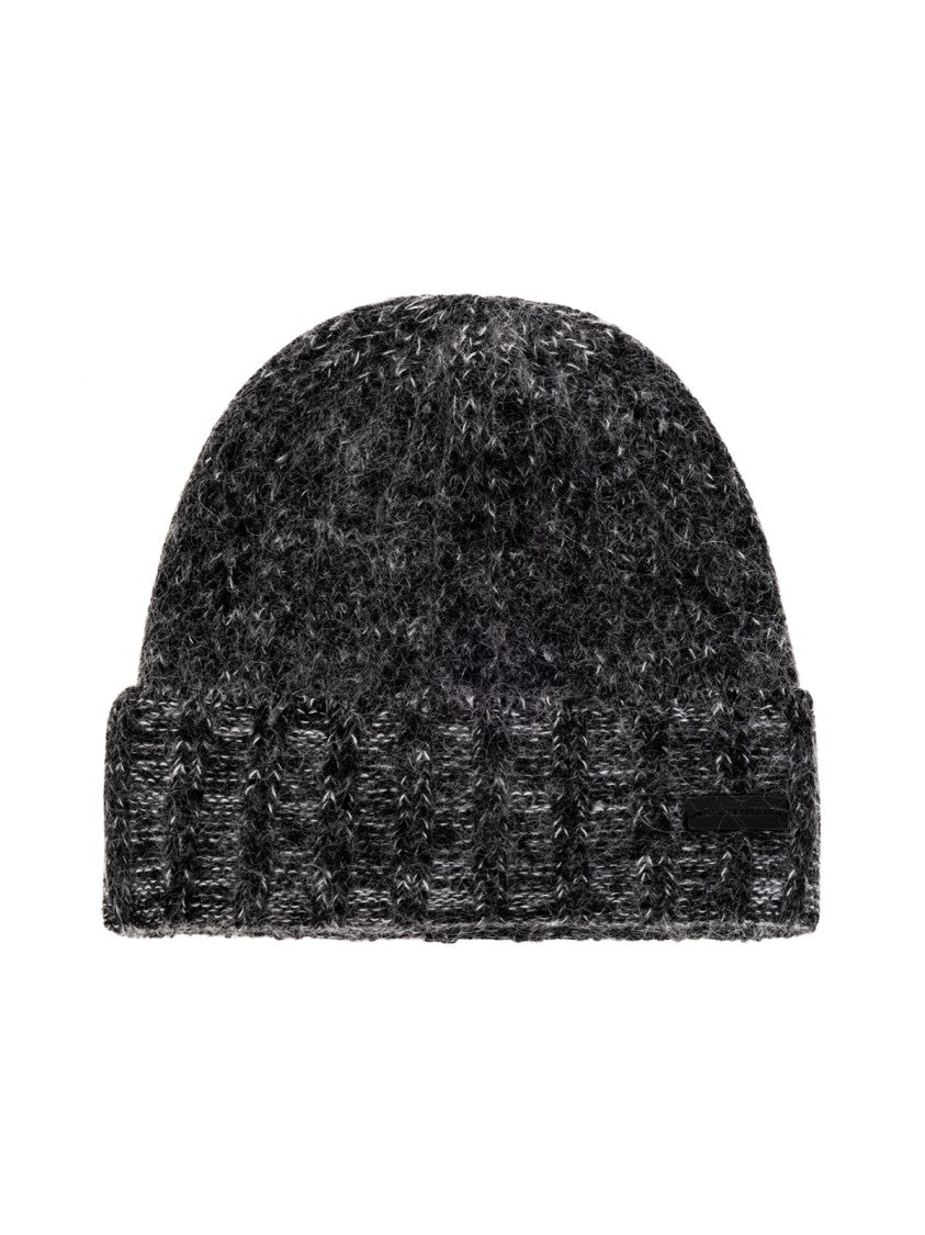 Saint Laurent Logo Brushed Wool-Blend Beanie