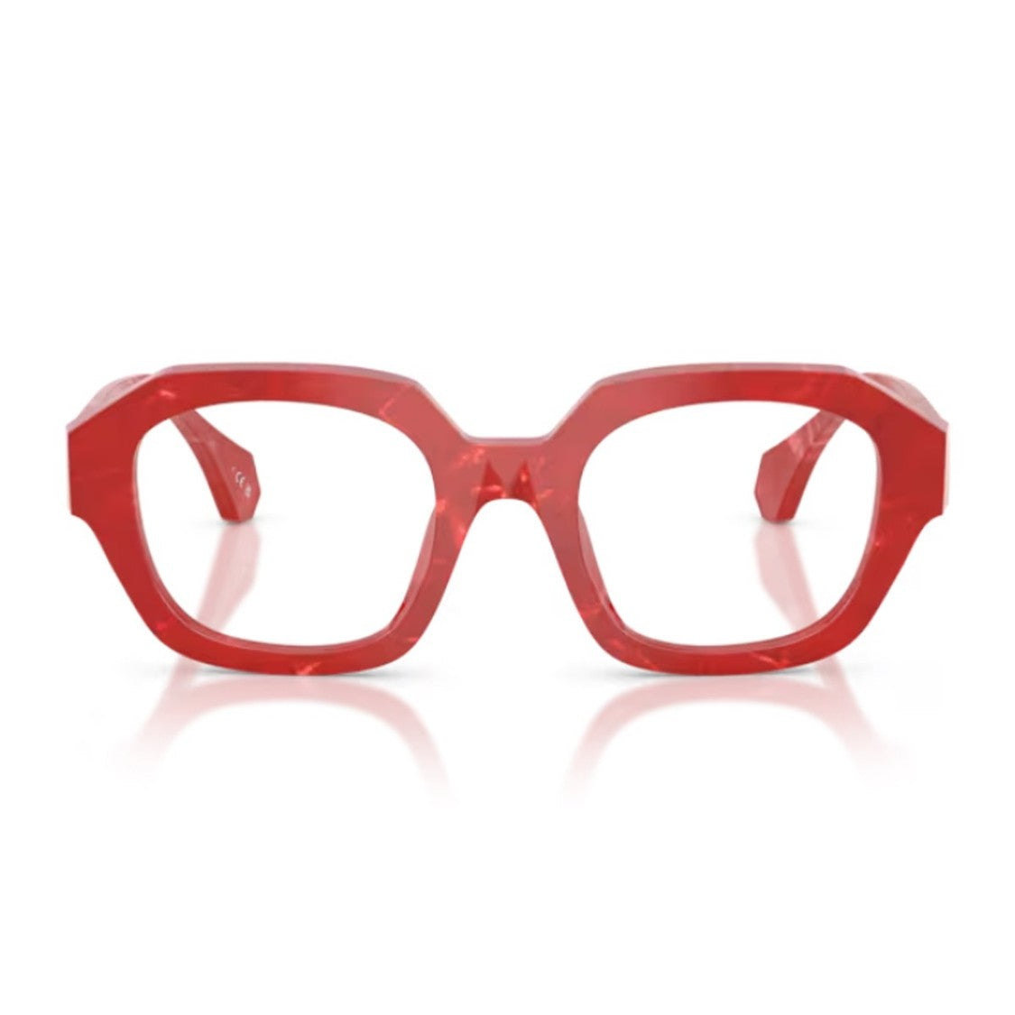 Alain Mikli Red A03510x Acetate Square Sunglasses