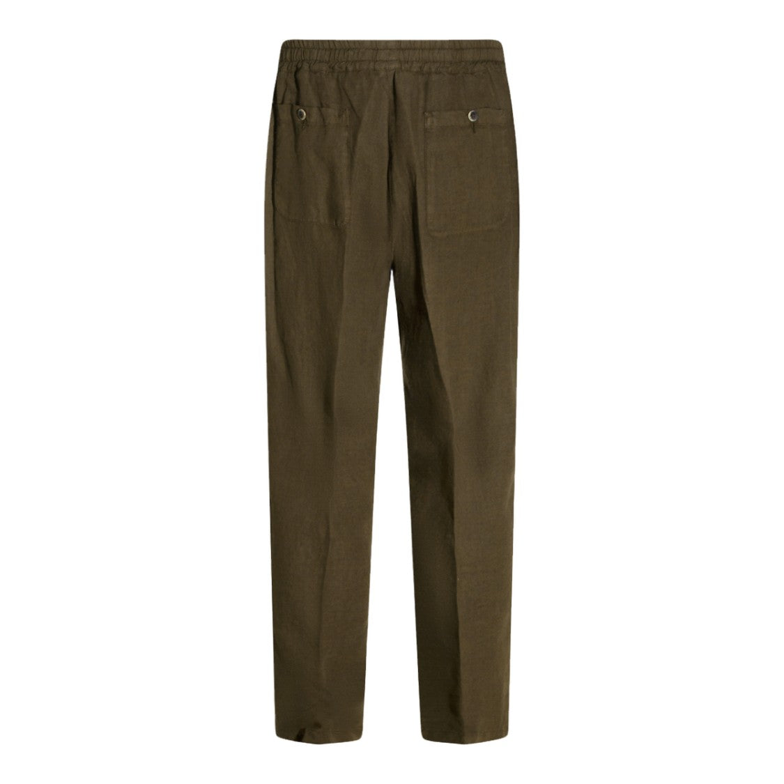 Altea Straight-Leg Casual Trousers With Elastic Waistband