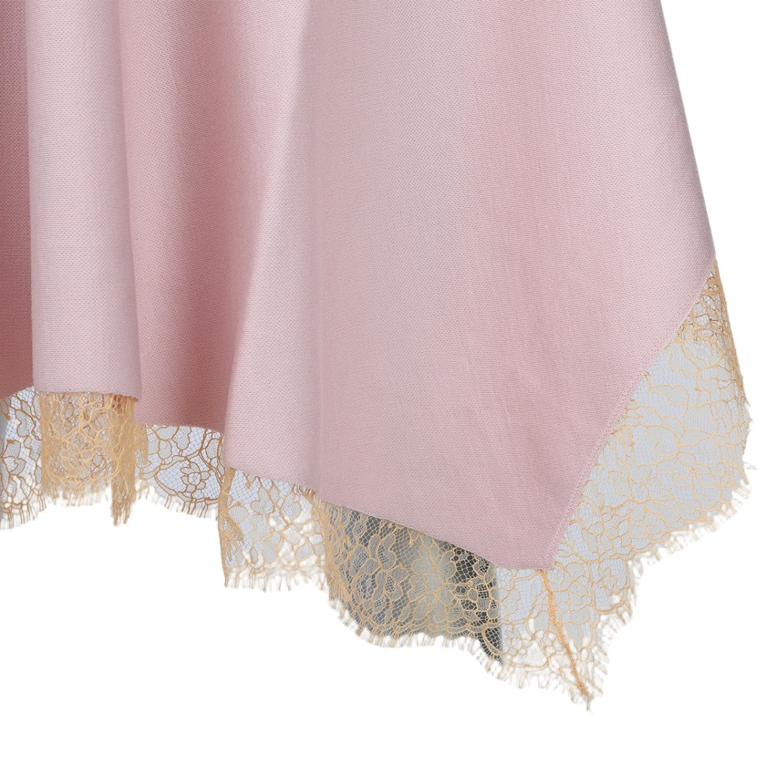 Alexander Mcqueen Pink Midi Dress With Asymmetrical Hem