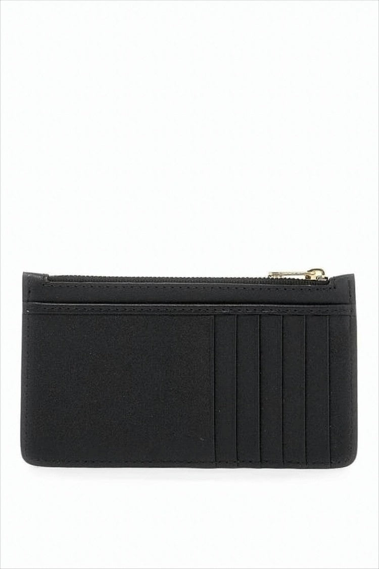 A.P.C. Rectangular Black Wallet With Zip Closure