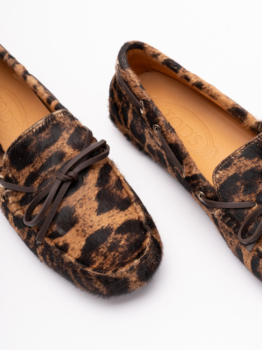 Tod's Polished Calf Leather Loafers