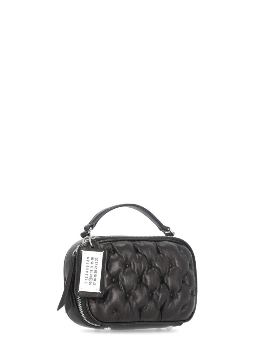 Maison Margiela Quilted Black Leather Shoulder Bag