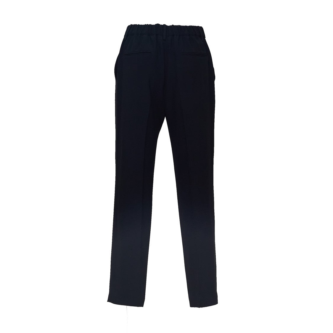 N°21 Tailored Black Trousers With Mid-Rise Elastic Waistband
