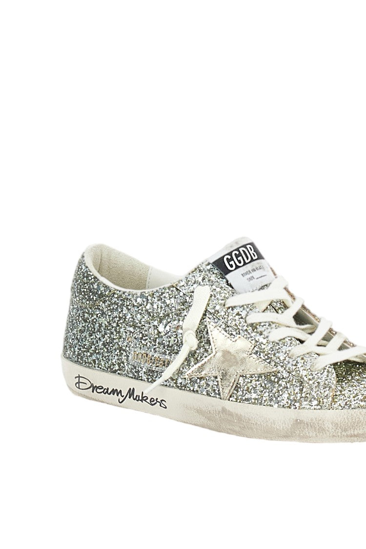 Golden Goose Super Star With Upper Glitter