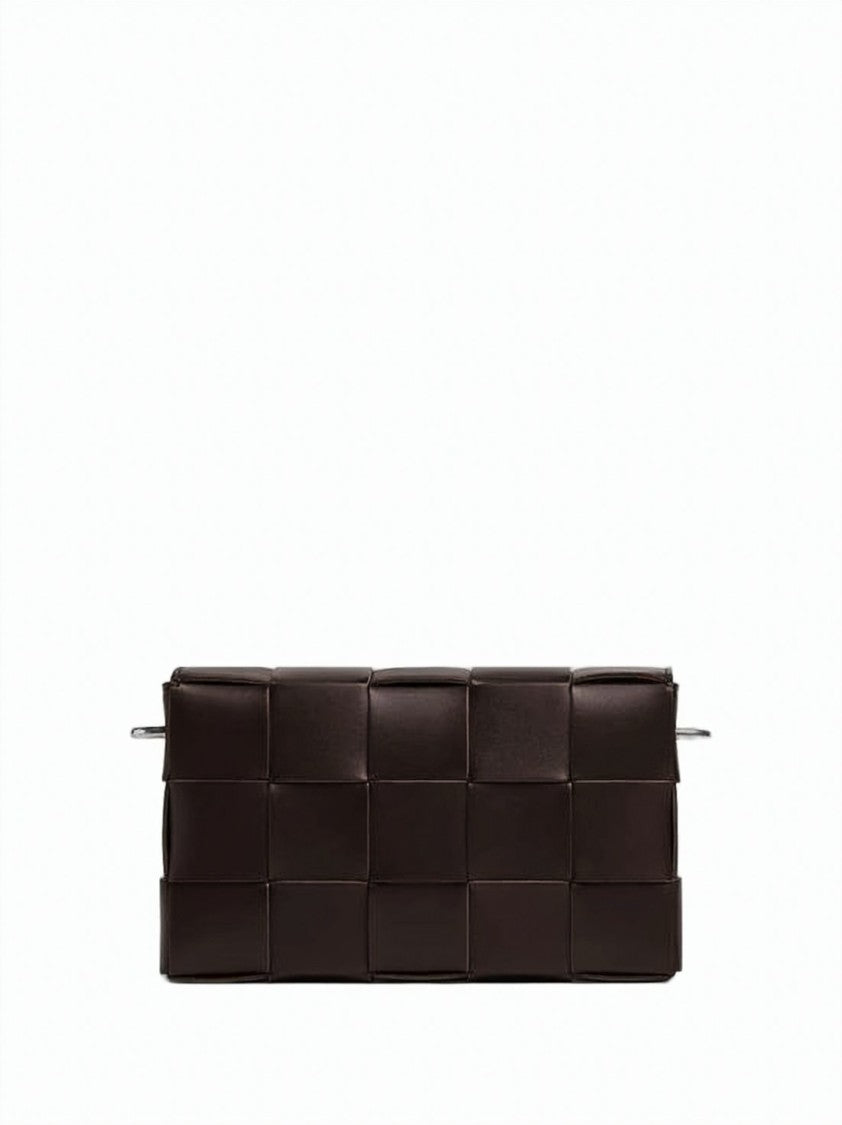 Bottega Veneta Rectangular Padded Leather Shoulder Bag With Detachable Strap