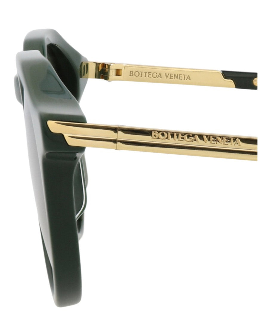Bottega Veneta Round-Frame Recycled Acetate Sunglasses