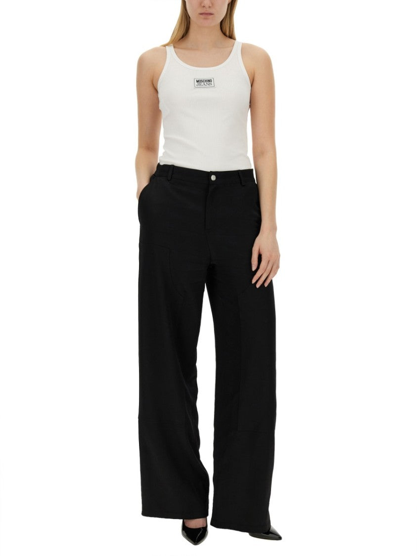 Moschino Wide Leg Pants
