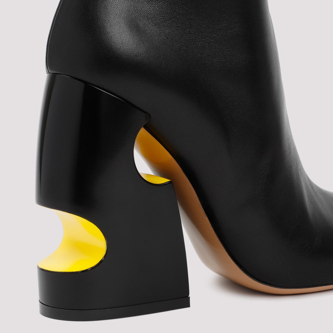 Off-White Black Pop Bulky Nappa Ankle Boot