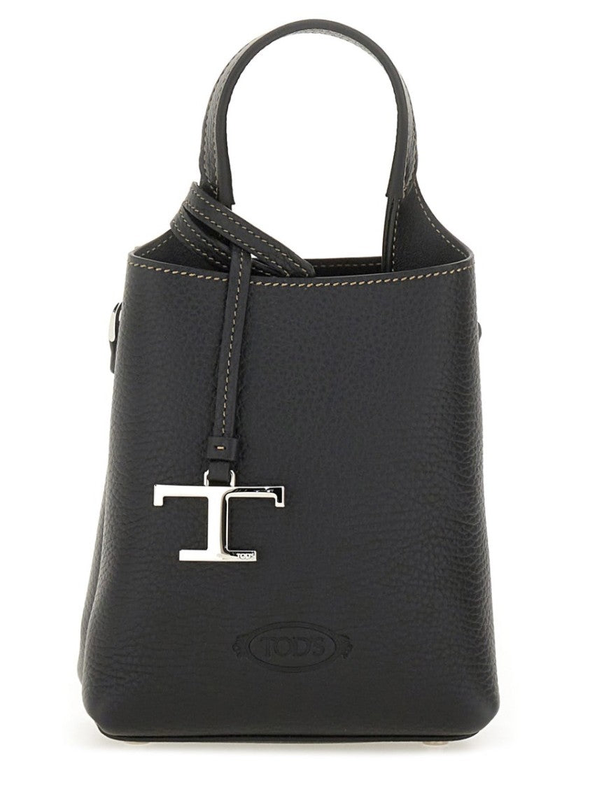 Tod's Black Calfskin Micro Bag