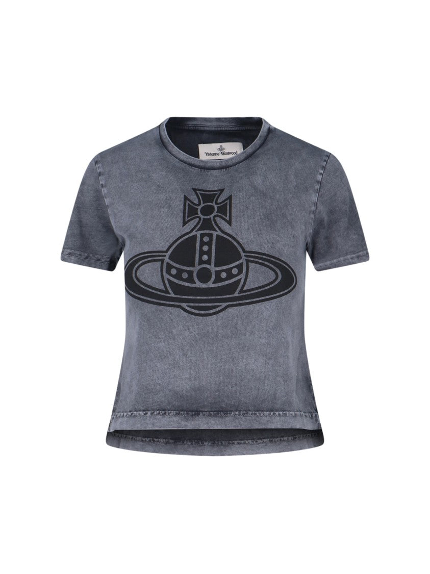 Vivienne Westwood Paris Orb Mini Perù T-Shirt – Grey