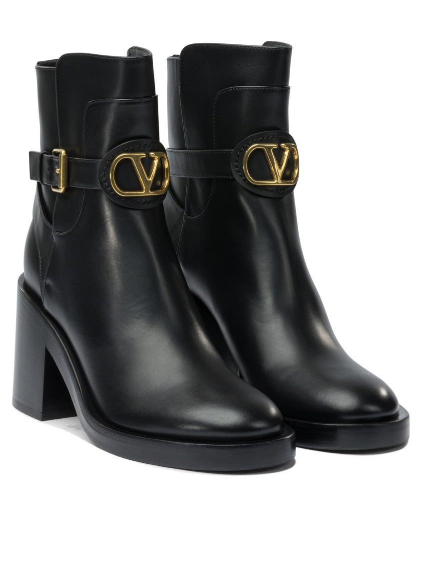 Valentino Garavani "Vlogo Signature" 70Mm Ankle Boots